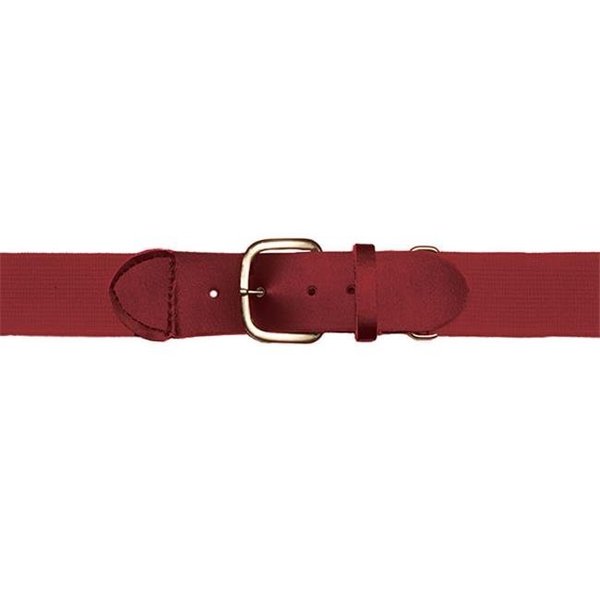 Perfectpitch Adult Baseball & Softball Uniform Belt; Cardinal PE753624